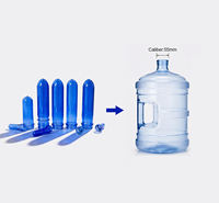 Préformes PET vierges de 5 gallons, matière première PET pour le soufflage de fûts d'eau potable, directement de l'usine