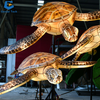 SGTL29 Fabrik preis Tier laterne Meeres schildkröte Seiden laterne für Themen laterne Show