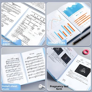 Cartella Portadocumenti <span class=keywords><strong>A4</strong></span> con 30 Tasche, Trasparente, in Plastica, per Presentazioni, Organizzatore di Documenti, per Ufficio, Scuola, Forniture di Cancelleria - Product Image 4