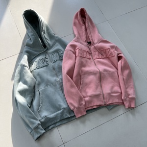Custom Heavy Wash Hoodie Unisex Coat Logo Customized Men Hoodie Set <strong>Cotton</strong> Winter Jackets Vintage Sweatshirt Active <strong>Wear</strong> - Product Image 5