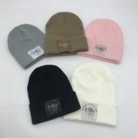 Unisex Custom Winter Beanie Hoed Met 3d Geborduurd Cartoon Patroon Meerdere Kleuren Outdoor Kleding En Warmte-Voeg Uw Ontwerp!