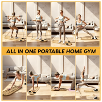 Planches de Pilates durables, portables et pliables, machines de Pilates multifonctionnelles pour femmes