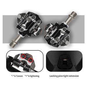 Pédale de montagne en alliage d'aluminium autobloquante avec axe chromoly antidérapant et résistant à l'eau pour vélos BMX et de route - Product Image 4