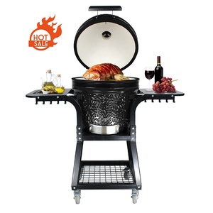 <span class=keywords><strong>Griglia</strong></span> BBQ Kamado SEB Polonia <span class=keywords><strong>con</strong></span> Carrello, Barbecue in Ceramica Kamado Bono, <span class=keywords><strong>Forno</strong></span> Tandoori a Carbone - Product Image 1