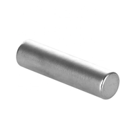 Aimant cylindrique en néodyme fritté NdFeB personnalisé N35/N42/N45/N52, aimant en forme de tige, aimanté axial/radial, plaqué nickel