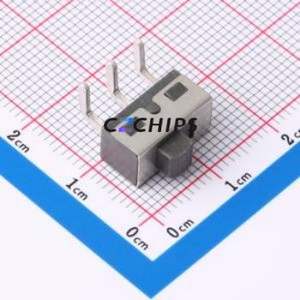 HX SS12D10G3-WJ Slide Switch Through hole-3P,6.7x12.7mm Switch Single Pole Double Throw Rectangle Pin Header PC Pin 12.7mm - Product Image 1