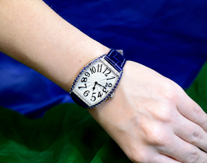 Luxury Moissanite Silver Wristwatch Elegant Sparkle Fashion <b>Watch</b> Jewelry Gift for <b>Women</b> and Men Daily Wear - Product Image 2