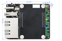 Carte de base à conception personnalisée avec disposition Gerber et ports multiples, incluant PCB et PCBA pour la re-conception