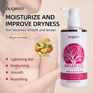 Vente en gros de lotion pour le corps à l'huile d'argan 550 ml, crème hydratante pour le corps, éclaircissante pour la peau, nourrissante pour les peaux sèches - Product Image 3