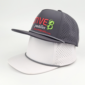 Gorra de Béisbol Personalizada con Logotipo, de Alta Calidad, de 5 Paneles, con Perforaciones Cortadas a Láser, Resistente al Agua para Hombre - Product Image 3