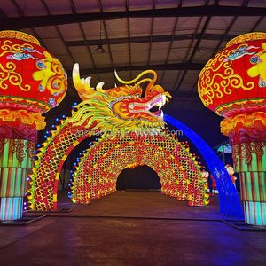 Lanterne chinoise imperméable pour la décoration d'ambiance des parcs, pour Halloween, Noël et le Nouvel An, taille personnalisée - Product Image 1