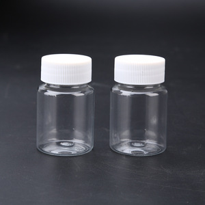 Bán buôn nhựa PET 15ml 20ml 30ml rõ ràng viên nang <span class=keywords><strong>Pill</strong></span> chai với trắng nắp vặn - Product Image 4