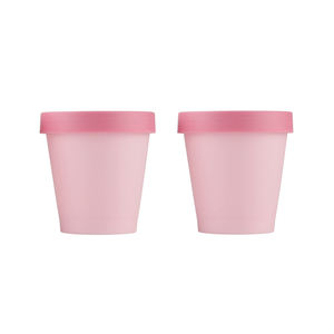 Pot en plastique PP rond pour soins de la peau, crème pour le corps, beurre corporel, avec couvercle à vis, 50 ml, 100 ml, 200 ml, en gros, cosmétique, rose, transparent, noir, vert, blanc - Product Image 3