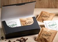 Tube d'emballage alimentaire en carton enduit de papier biodégradable pour café et gâteaux, de haute qualité et à prix abordable, de divers types, fourni par un fabricant chinois