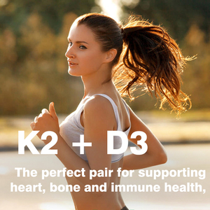 Capsules de Vitamine K2 D3 à Marque Privée OEM Sans Gluten pour des Os Sains et l'Amélioration du Système Immunitaire - Product Image 2