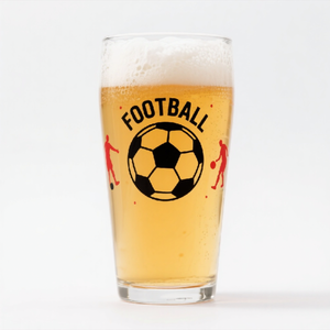 Wholesale Large Handmade <strong>Beer</strong> <strong>Cups</strong> Transparent Classic Style Wine <strong>Glass</strong> with Handle for Bar Serving - Product Image 4