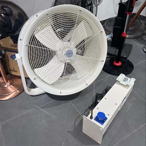 El <span class=keywords><strong>Mejor</strong></span> Kit de Ventilador de Nebulización Industrial <span class=keywords><strong>para</strong></span> Pared con Baja Elevación de Temperatura del Agua, Ventilador de Pulverización de Montaje en Pared de 24, 28, 32, 36 Pulgadas - Product Image 3