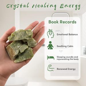 Masque facial en <span class=keywords><strong>jade</strong></span>, masque facial rafraîchissant en <span class=keywords><strong>pierre</strong></span> naturelle verte, outils <span class=keywords><strong>de</strong></span> soin <span class=keywords><strong>de</strong></span> la peau pour soulager les poches sous les yeux, les cernes - Product Image 6