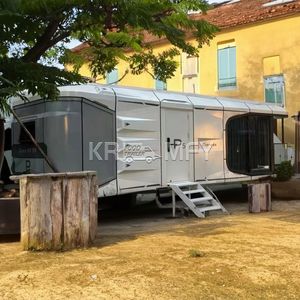 Maison-capsule de luxe préfabriquée en forêt à prix avantageux pour les voyages - Product Image 6