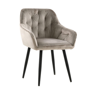 Échantillon Gratuit - Vente en Gros - Chaise de Salle à Manger en Velours Coloré de Style Nordique pour Restaurant et Salon - Product Image 3