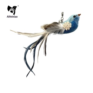 Aifeiniao Meilleure Vente Tête <span class=keywords><strong>de</strong></span> remplacement pour baguette <span class=keywords><strong>de</strong></span> chat à plumes et clochette, résistante aux morsures, jouet auto-entretenant pour chat - Product Image 5