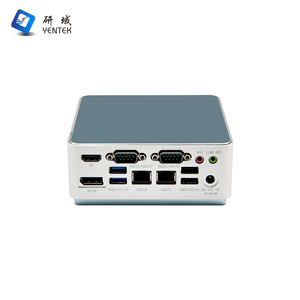 Mini PC professionnel avec Intel Celeron 5205U <span class=keywords><strong>2</strong></span> DDR4 M.<span class=keywords><strong>2</strong></span> NVME double Ethernet RJ45 LAN <span class=keywords><strong>2</strong></span> COM HD DP SIM Wifi industriel sans ventilateur nouveau - Product Image 1