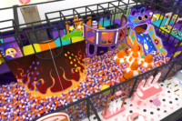 Équipement de terrain de jeu intérieur personnalisé pour enfants : labyrinthe souple, toboggan, filet d'escalade – Équipement de jeux intérieur sécurisé pour centre commercial