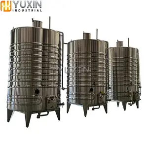 Equipo de bodega tanques de fermentación tanque de almacenamiento de vino de acero inoxidable