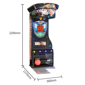 Máquina de Boxeo Arcade, Juego de Prueba de Fuerza de Puñetazos, Equipo de Entretenimiento que Funciona con Monedas, con Pantalla LED para Centros Comerciales y Bares - Product Image 3