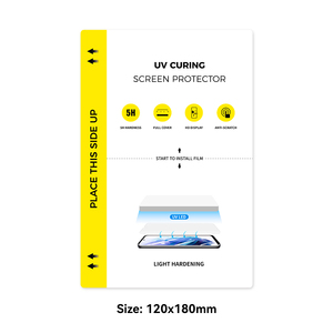 ผลิตฟิล์มกันรอยหน้าจอโทรศัพท์มือถือแบบใสพิเศษ UV HD เกรด AAA บางเฉียบ <span class=keywords><strong>96</strong></span>% ทำจาก TPU/PET สำหรับเครื่องตัดฟิล์มโทรศัพท์มือถือ - Product Image 3