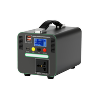 Station d'alimentation portable 192Wh 300W, panneau solaire, stockage d'énergie, alimentation multi-ports USB DC AC, sortie extérieure, urgence