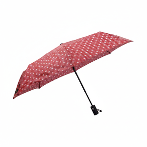 38\" Auto Open Short <b>Automatic</b> <b>Umbrella</b> 60PCS/CS 190t Three-Folding Promotional Rain Protection Umprella - Product Image 2