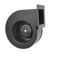 Ventilateur extracteur centrifuge radial à courbe avant de 140 mm, 24 V CC, pour cuisine, à entrée unique, durable, mural, OEM