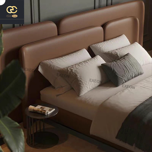 Mobili per Camera da <span class=keywords><strong>Letto</strong></span> di Lusso Italiani Best-Seller - <span class=keywords><strong>Letto</strong></span> Imbottito in Pelle - Design Villa - <span class=keywords><strong>Testiera</strong></span> Extra-Large - <span class=keywords><strong>Letto</strong></span> Matrimoniale - Product Image 5