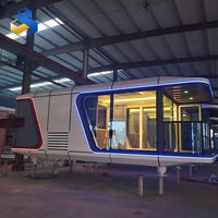 Maisonnette préfabriquée moderne sur roues, très demandée, pour usage hôtelier, avec kit mobile - Maison-capsule