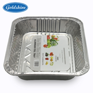 Hộp đồ dùng gia đình container nhôm lá thực phẩm bạc cứng dùng một lần nhôm lá nướng ly có nắp đậy - Product Image 3