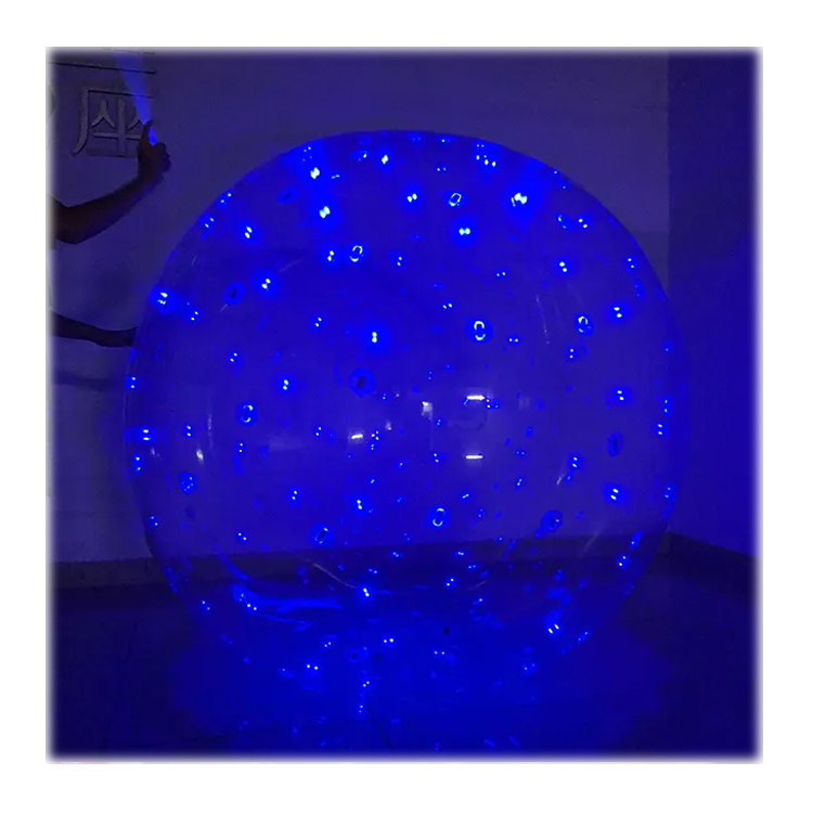 Гигантский светодиодный пляжный шар с датчиком движения и логотипом на заказ