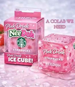 Star, <span class=keywords><strong>Dr</strong></span> <span class=keywords><strong>Pepper</strong></span>, Sprite, Needoh pink Drink Ice Cube Squishy, Jouets sensoriels Squishy à montée lente en sucre de malt, Jouet anti-stress à montée lente - Product Image 1