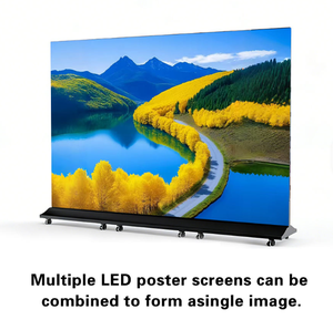 Support publicitaire sur pied en aluminium personnalisable pour bannière extensible 1920*640mm, affichage graphique multicolore pour intérieur - Product Image 5