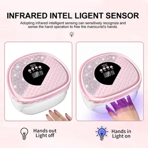Lámpara UV LED para Uñas en Oferta, con Pantalla LED, 45 LED, Lámpara Profesional para Secar Uñas, para Curar Todo Tipo de Esmalte en Gel Acrílico, Herramientas de Salón - Product Image 2