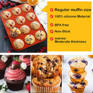 <span class=keywords><strong>Molde</strong></span> de Silicona Antiadherente para 6/12/24 Muffins, Galletas, Chocolates, Dulces, Cupcakes <span class=keywords><strong>Jumbo</strong></span>, Moldes para Hornear Pasteles - Product Image 5