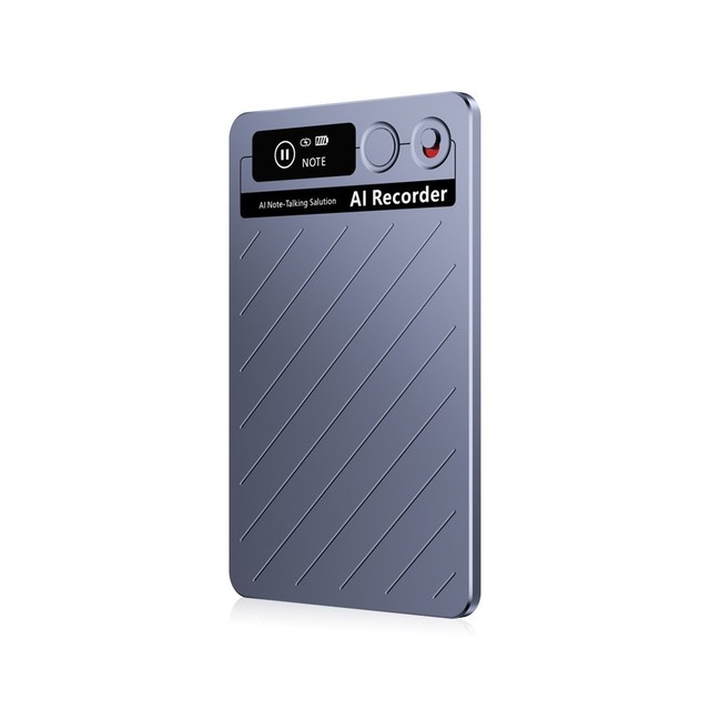 Intelligent Wireless AI Speech to Text Large Capacity Storage and Clip on Design Voice Recorder for Office Meeting Interview