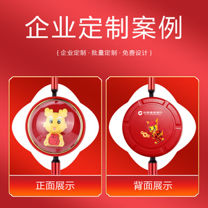 China Construction Bank 2026 Horse Year <b>Gift</b> <b>Set</b> Retractable 3 In 1 Fast Charging Cable Red Personalized Business Promotion - Product Image 3