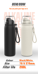 Cartucho de Filtro Compuesto de Doble Pared Alcalino ACF <span class=keywords><strong>PH</strong></span> <span class=keywords><strong>9</strong></span>+, Botella de Filtro de <span class=keywords><strong>Agua</strong></span> Portátil para Uso en el Hogar, al Aire Libre y Compatible con Automóviles - Product Image 6