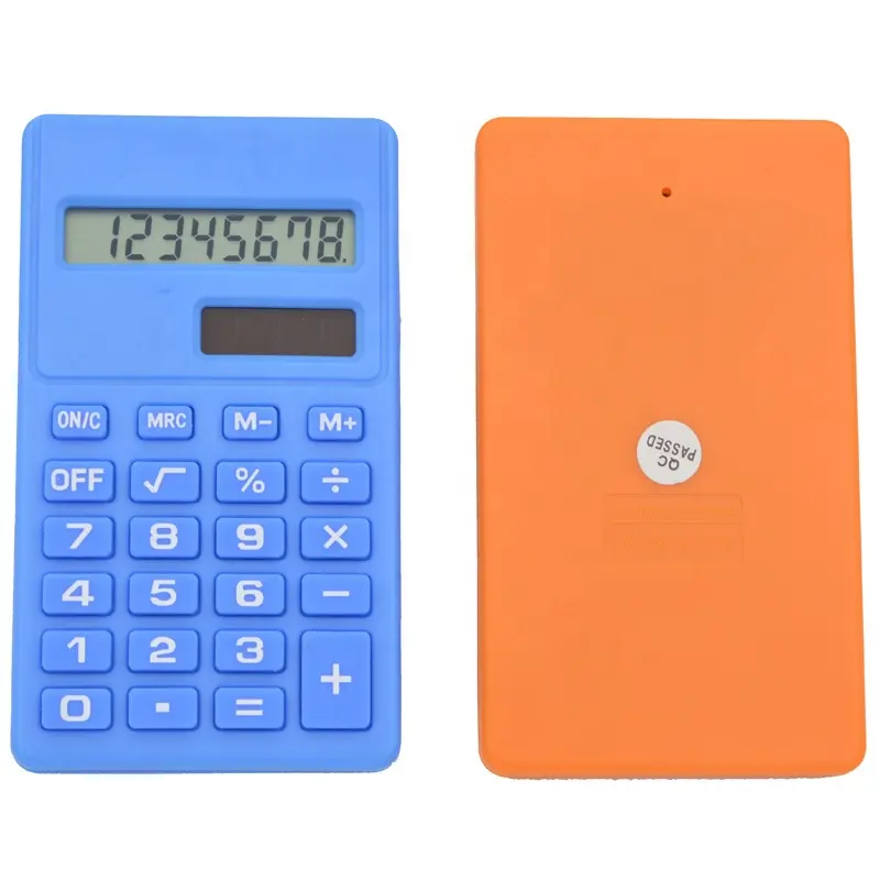 cheap promotional solar power 8 digit mini pocket citizen scientific calculator