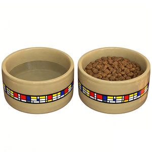 קערת האכלה גדולה מותאמת אישית לכלבים, קערת חיות מחמד עמוקה וכבדה, קערת מים מקרמיקה נגד החלקה לכלבים בינוניים וגדולים - Product Image 2