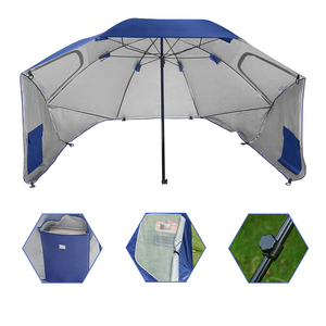 Ls Paraplu Tent Groothandel 210d Oxford <span class=keywords><strong>Sun</strong></span> <span class=keywords><strong>Shelter</strong></span> Vissen Paraplu Handmatige Bediening Strandtent Voor Feest Strandparasol - Product Image 3