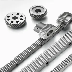 high quality industrial engraving spur helical M1 M1.5 M2 M2.5 M3 M4 M5 M6 M8 DP CP Steel Gear Rack for CNC machine