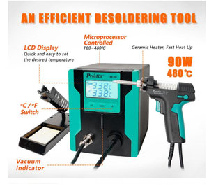 Bomba <span class=keywords><strong>de</strong></span> succión <span class=keywords><strong>de</strong></span> <span class=keywords><strong>estaño</strong></span> eléctrica, succionador <span class=keywords><strong>de</strong></span> soldadura Pro'Skit Ss-331H 331B, bomba <span class=keywords><strong>de</strong></span> succión <span class=keywords><strong>de</strong></span> vacío para desoldar, 100% Original - Product Image 2