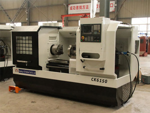 Độ chính xác cao ck6150 <span class=keywords><strong>CNC</strong></span> <span class=keywords><strong>Lathe</strong></span> Trung Quốc thực hiện 4 trạm tháp pháo với GSK hệ thống 500 mét đường kính làm việc cho ROTARY cắt kim loại - Product Image 2